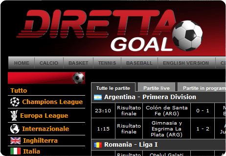 Livescore Diretta Livescore Diretta