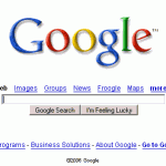 La home page di Google