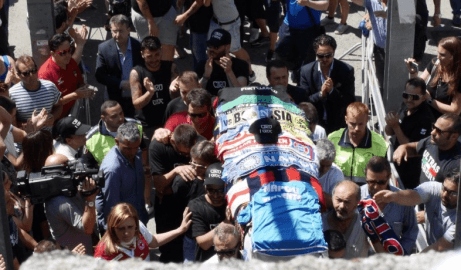 Funerali di Ciro Esposito (Screenshot Ansa)