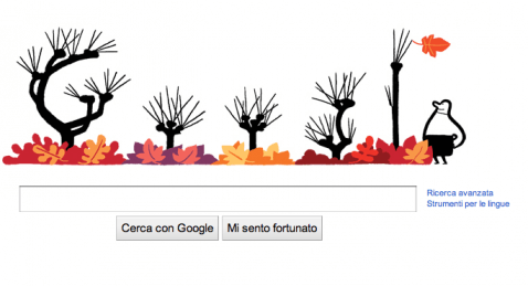 Doodle "autunnale" (Screenshot Google)