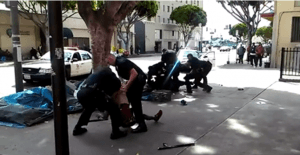 Polizia Usa uccide clochard