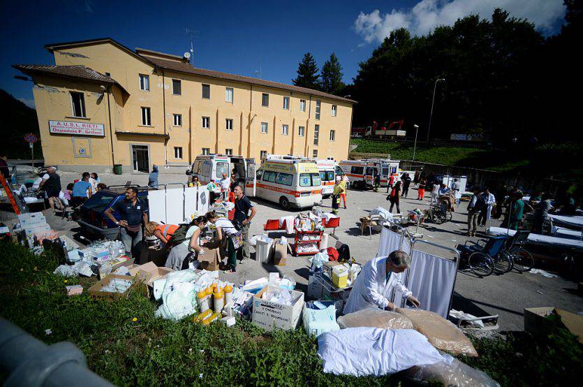 Terremoto Amatrice (FILIPPO MONTEFORTE/AFP/Getty Images)