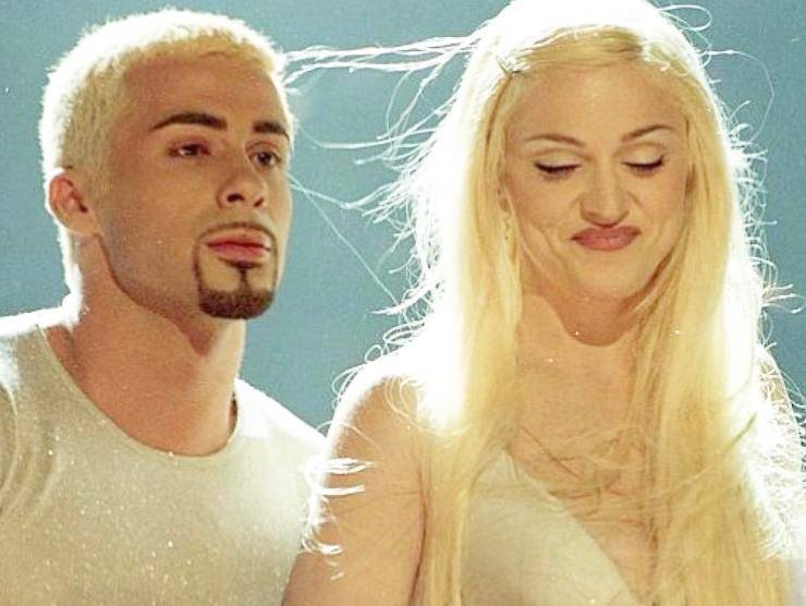 Luca Tommassini e Madonna (web source)