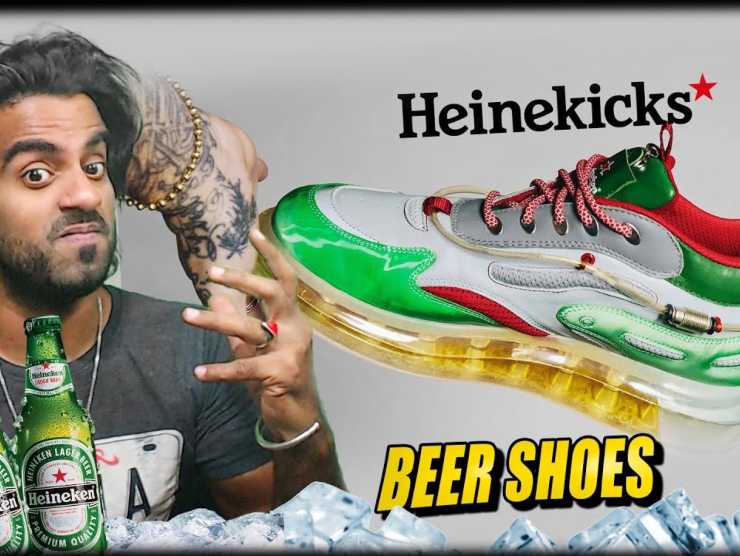 Heinekicks Beer Shoes(Fonte Web)