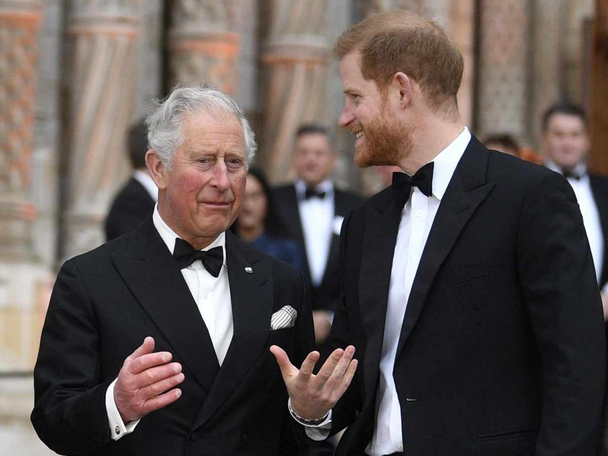 Carlo d'Inghilterra e Principe Harry insieme